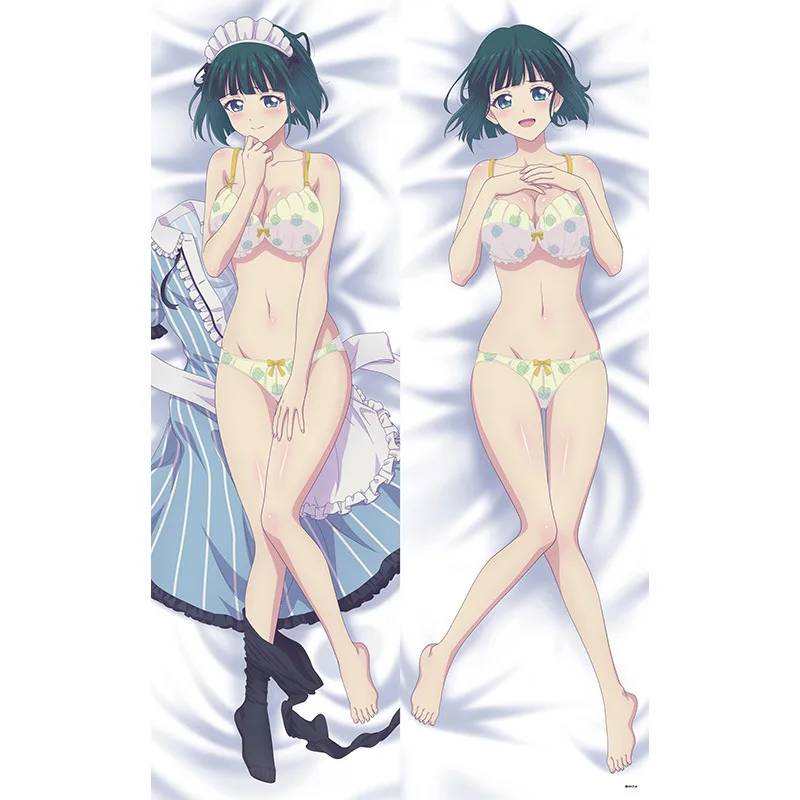 Anime The Café Terrace and Its Goddesses Hugging Body Pillow Cover Bed Decor Double-Side Print Pillowcase Peach Skin Dakimakura