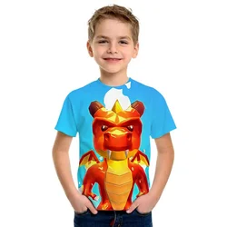 Inciampa ragazzi 3d bambini T Shirt ragazzi ragazze Harajuku 3d Shirt Cartoon Funny T-Shirt venerdì inciampa ragazzi 3d abbigliamento per bambini