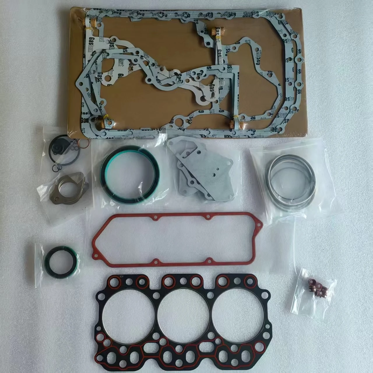 

3029 Engine Overhaul Washer Set Mechanical Engine Parts Excavator Engine Cylinder Head Washer Kit TRE501578