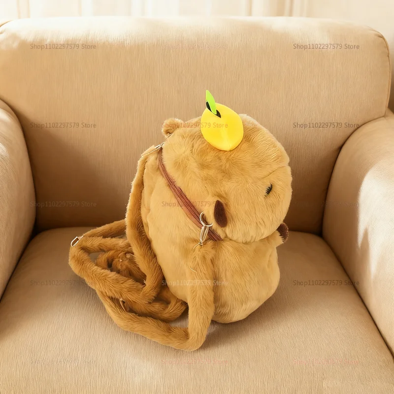 กระเป๋าเป้ตุ๊กตาขนนุ่มสำหรับเด็กผู้หญิง ไปเที่ยว กระเป๋าขนสัตว์ กระเป๋าเป้ขนาดเล็ก กระเป๋าสะพายตุ๊กตาน่ารัก ของขวัญสำหรับเด็ก วัยรุ่น