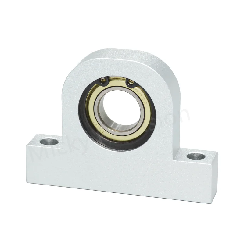 Rodamiento Vertical económico con piezas de asiento de rodamiento de carcasa, rodamiento de aluminio, tornillo de asiento fijo, eje óptico, diámetro de rodamiento 6-30mm