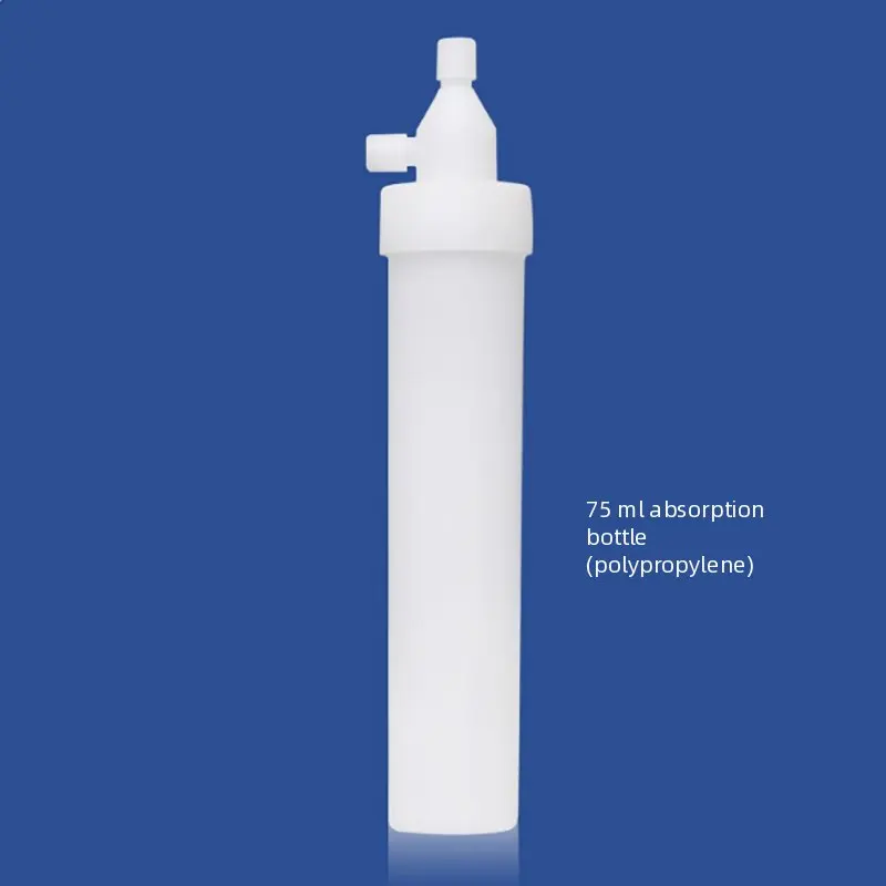 

75ml polytetrafluoroethylene absorption bottle plastic tetrafluoro large-pack absorber tube bubble absorption bottle