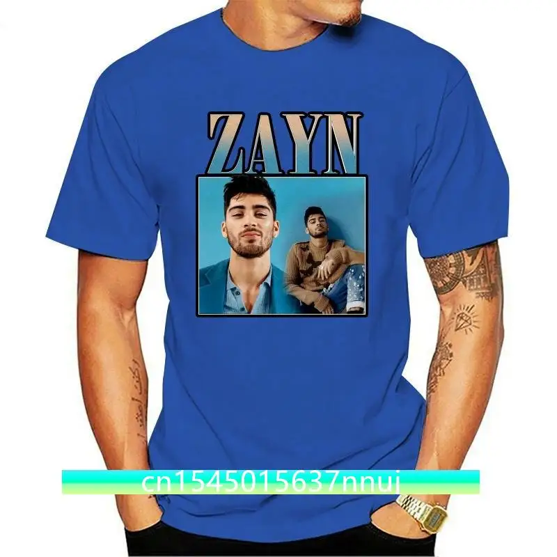 

Tee Men'S T Shirt Hip Hop 100% Cotton Streetwear Tee Shirt Black Zayn Malik T Shirt Size S,M,L,XL,2XL,3XL