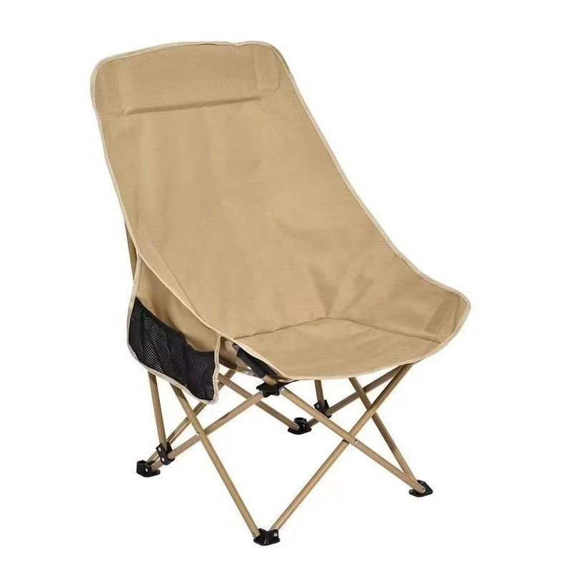 

Portable Oxford Camping Chair Folding Chair Outdoor Fishing Garden Travel Foldable Chair Moon Hiking Picnic