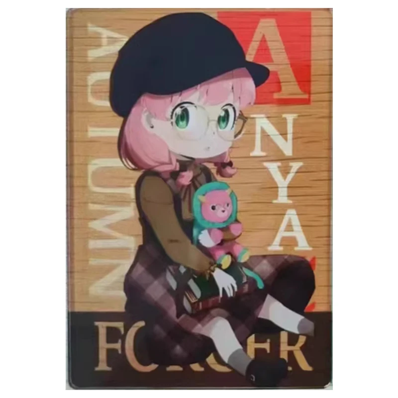 Porte-cartes de collection Anime Boy, virole Anya Forger, cartes éventuelles Y-FAMILY DIY, ornements en acrylique transparent, cadeaux de vacances