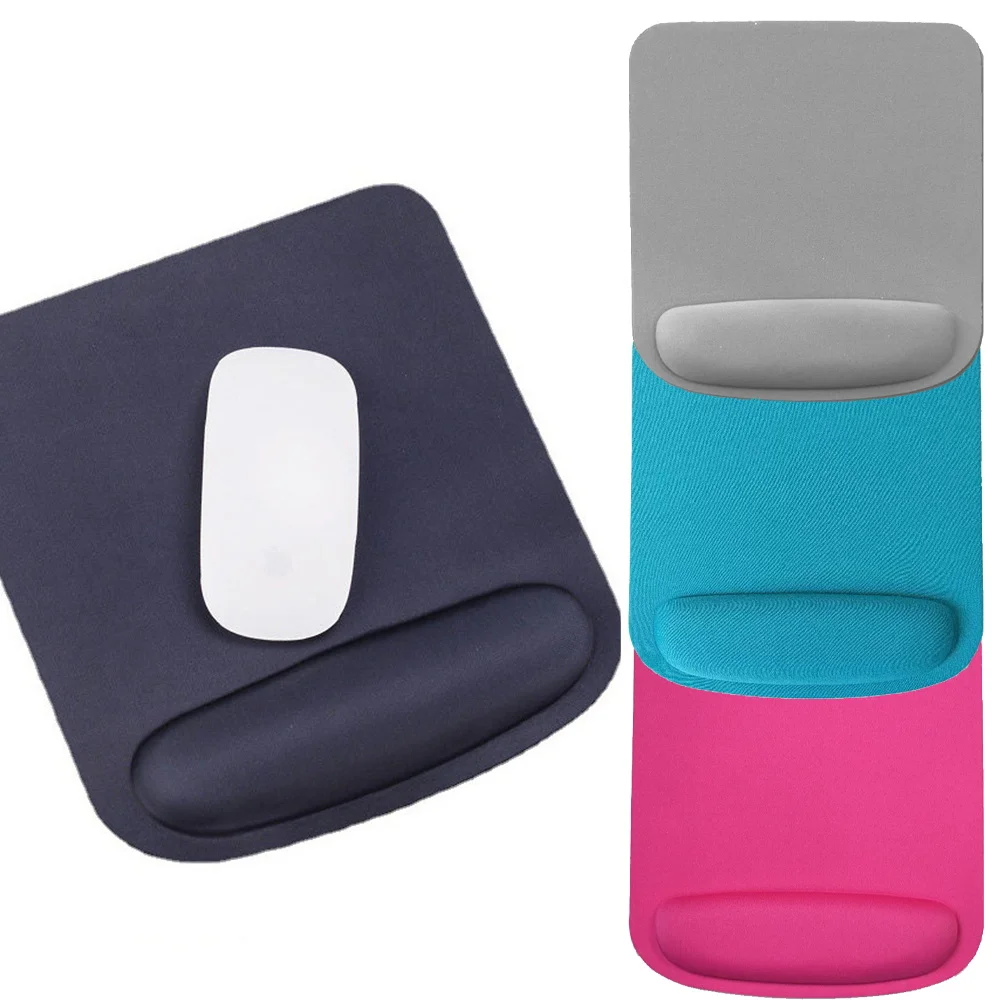 แผ่นรองเมาส์กันลื่นแผ่นรองเมาส์แบบนุ่มแผ่นรองเมาส์สี่เหลี่ยมกันลื่นสำหรับคอมพิวเตอร์แล็ปท็อปสำหรับพิมพ์ชุดอุปกรณ์สำนักงาน