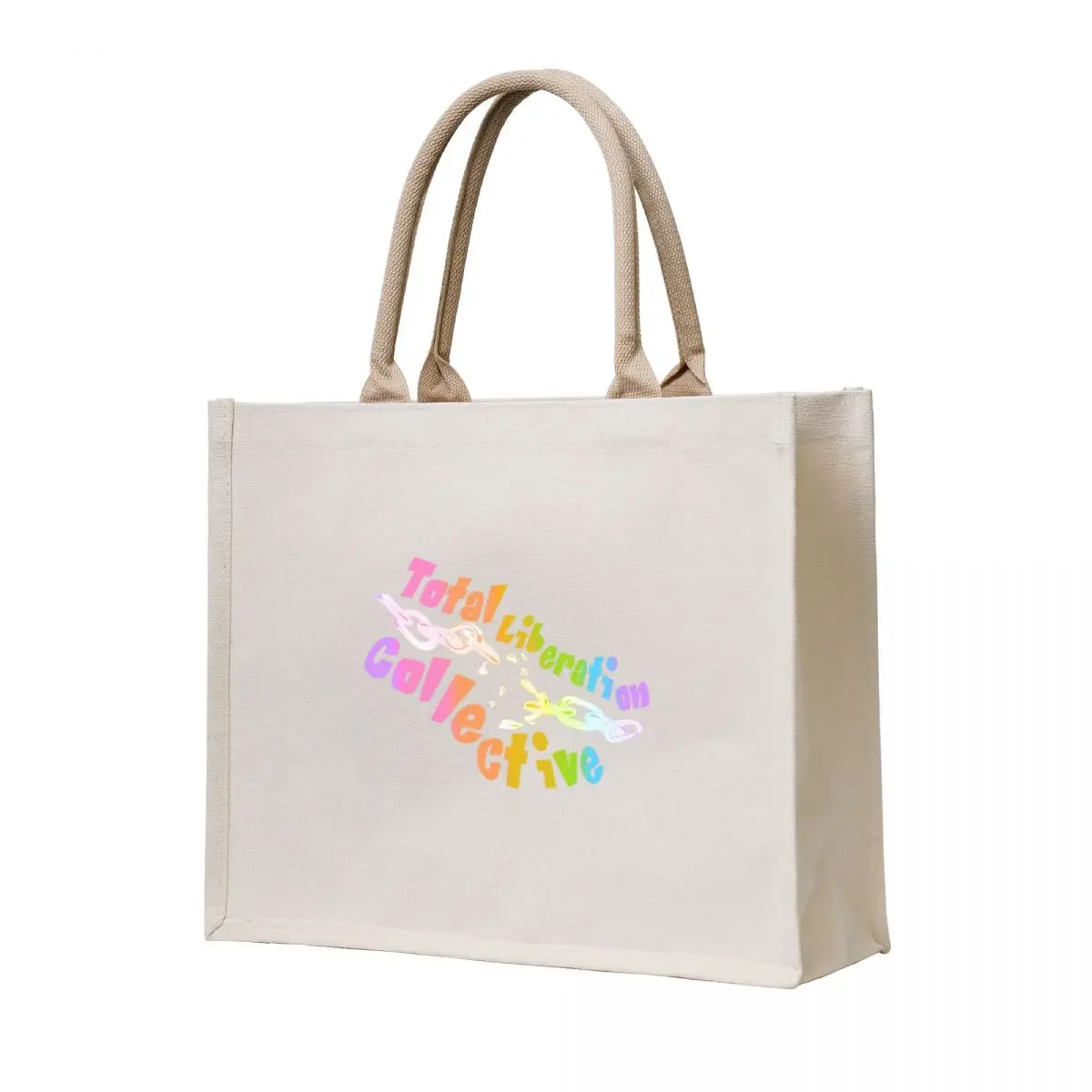

TLC Rainbow Logo Tote Bag the tote bag ecological bags Women's shopping bag shopper bags