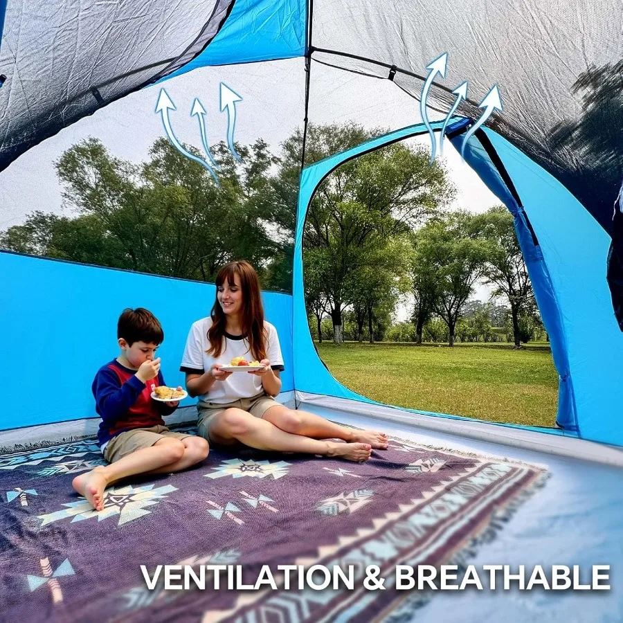 1/2/4/5/6 شخص قبة الخيام للتخييم خفيفة الوزن المحمولة الظهر خيمة صغيرة سهلة الإعداد في الهواء الطلق مقاوم للماء التخييم هيكي