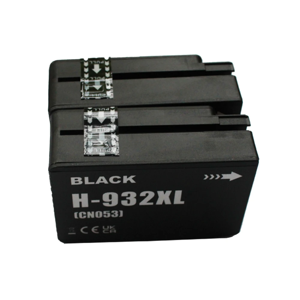 

2 Compatible Ink Cartridge for HP932 HP 932 XL CN053AN for HP Officejet Pro 6100 6600 6700 7110 7610 7612 Printer show ink level
