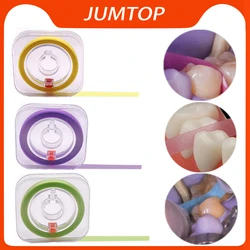 1 rolka polerowanie zębów 4mm * 6m szlifowanie zębów szlifowanie kształtowanie dentysta materiał odporne na rozdarcie folia poliestrowa Matrix Strips