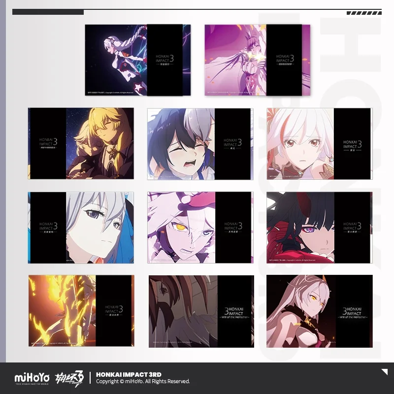 Sunsyea Honkai Impact 3rd Official Merch miHoYo Original Authentic CG Series Postcard