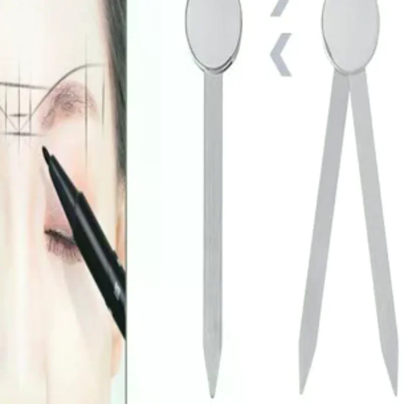 

Steel Silver/Gold/Black Microblading Balance Compass Ruler Tattoo Positioning Ruler Eyebrow Design Golden Ratio Ruler TattooTool