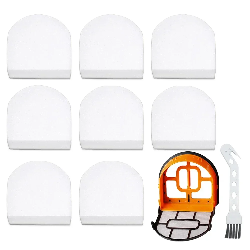 Kit de escova de limpeza de filtros de espuma para Shark WD101 AW302 para Hydrovac XL 3-em-1 Acessórios de substituição para aspirador de pó