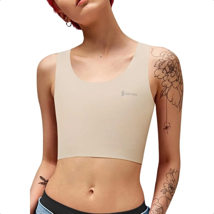 Carpeta de pecho Transgender FTM Binder Trans Sujetador de pecho para pecho grande