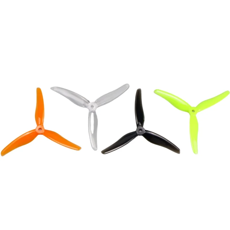 

4 pcs/2 pairs Gemfan 51433 5 inch 3 blades/three blades clockwise counterclockwise brushless PV propeller for FPV racing drone