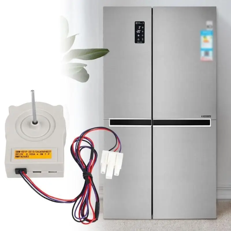 J6PE Enduring Evaporator Fan Motor Fridge Repair Part Perfect for Refrigerator Replacement Simple Mounting Plastic Structure