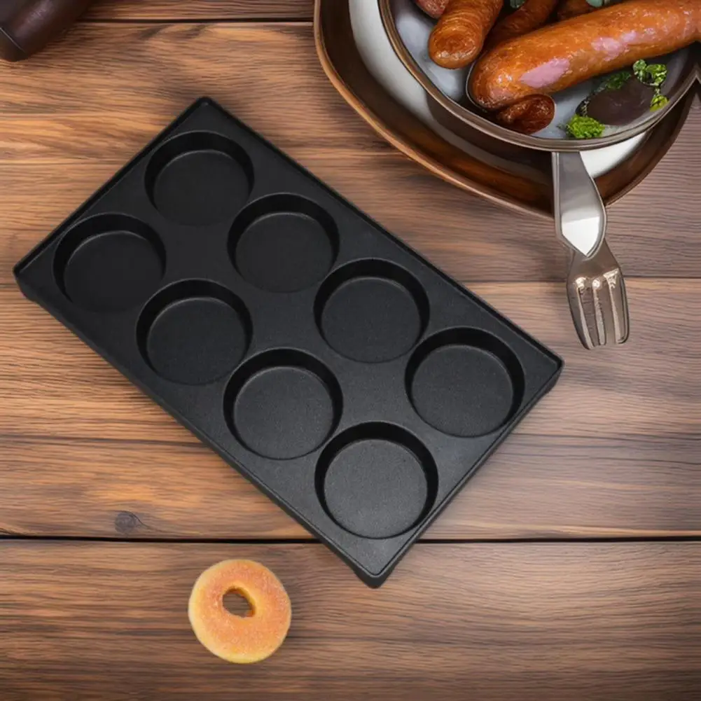 Rust-free Frying Pan 8-hole Grilled Sausage Pan 8-hole Sausage Pan Rust-proof Egg Mold Tray Wear-resistant Meat for Homemade