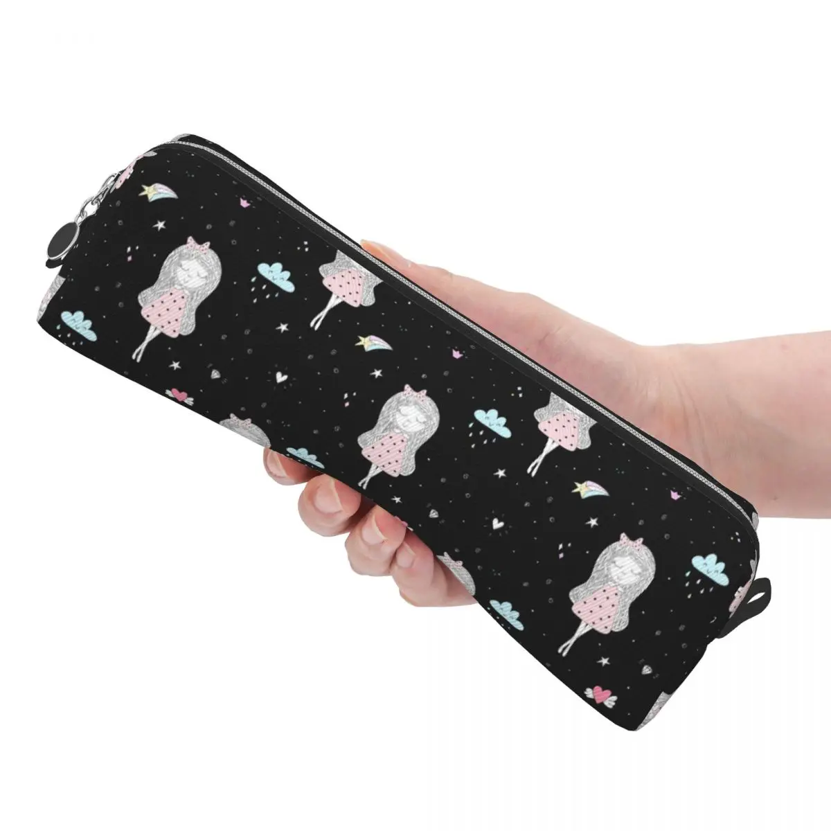 جميل لطيف الباليه نمط مقلمة الكرتون pencelcases القلم للطلاب تخزين كبير أكياس قلم رصاص مكتب سستة القرطاسية