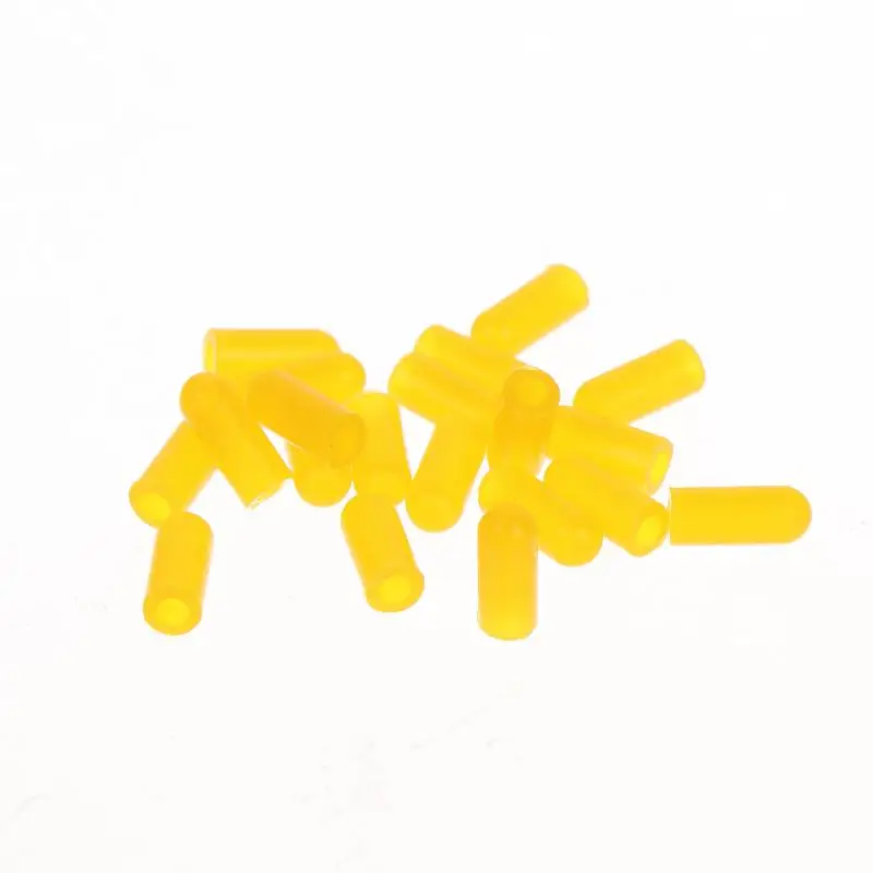 20Pcs Non-toxic Silicone Syringe Sealing Caps Food Grade Leakproof Needle Covers Test Tube End Plugs for Kid Science Experiments