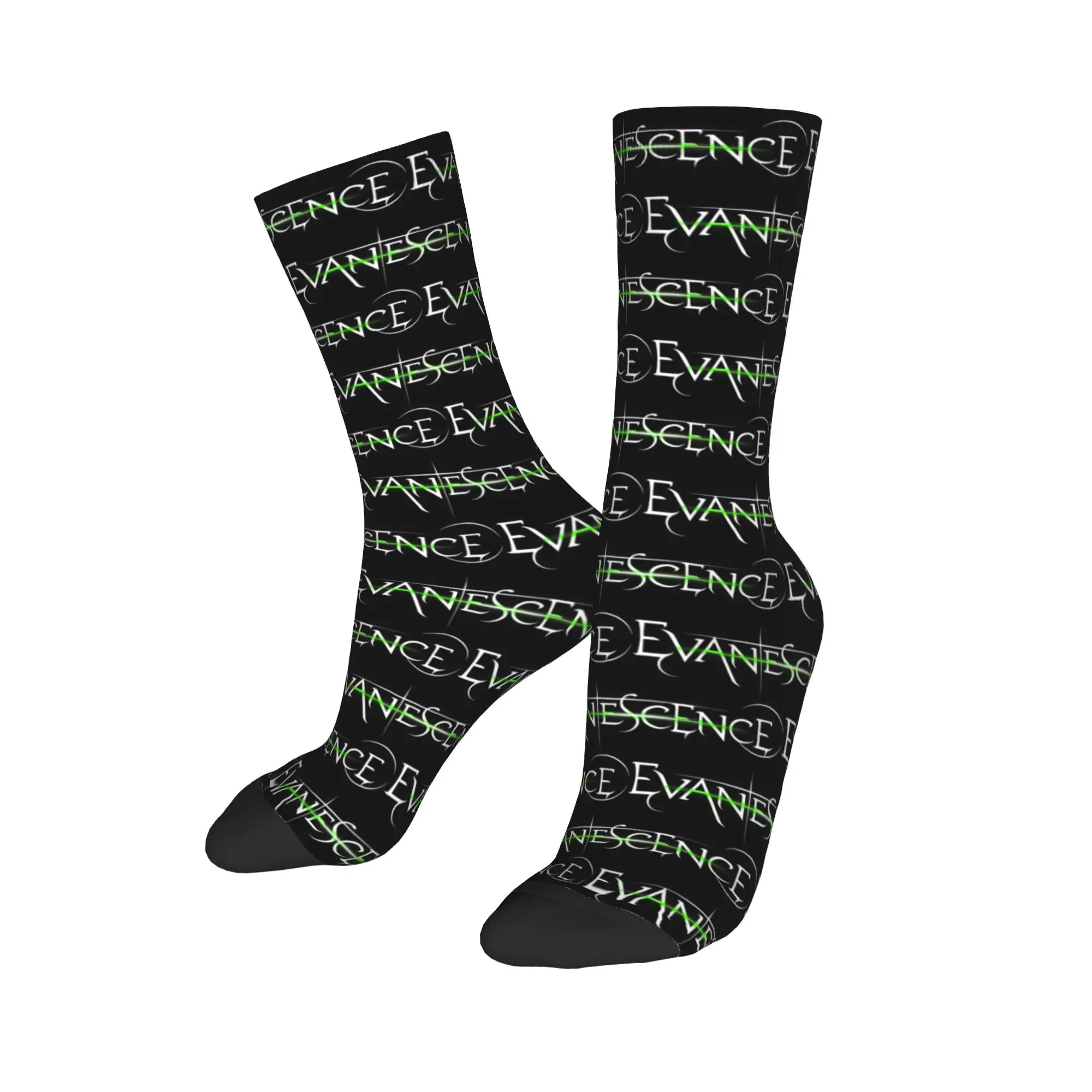 Fashion Male Men Socks Harajuku Evanescence Logo Box Sock Polyester  Skateboard Women Stockings Spring Summer Autumn Winter