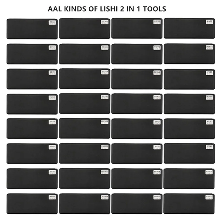 LISHI TOOL 2IN1LiShi 2 in 1 DW04R NSN14 MAZ24 HY15 HY16 HY17 HU87 HU49 CY24 FO38 HYN7R MIT11 MIT8 HYN11 Locksmith Tool For Types