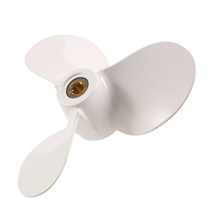 ABIB -7 1/2X7 For 4Hp 5Hp 6Hp For Yamaha 9 Tooth Spine Aluminium Propellers Outboard Boat Motors Marine Propeller 6E0-45943-01-E