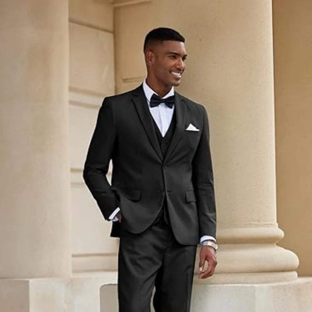 

Full set of professional attire men's business men's formal attire groom's wedding groomsman's attire casual suit