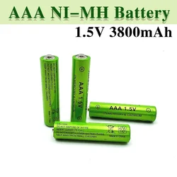 1.5V AAA Battery 3800mAh Rechargeable Battery NI-MH 1.5 V AAA Battery for Clocks Mice Computers Toys So on