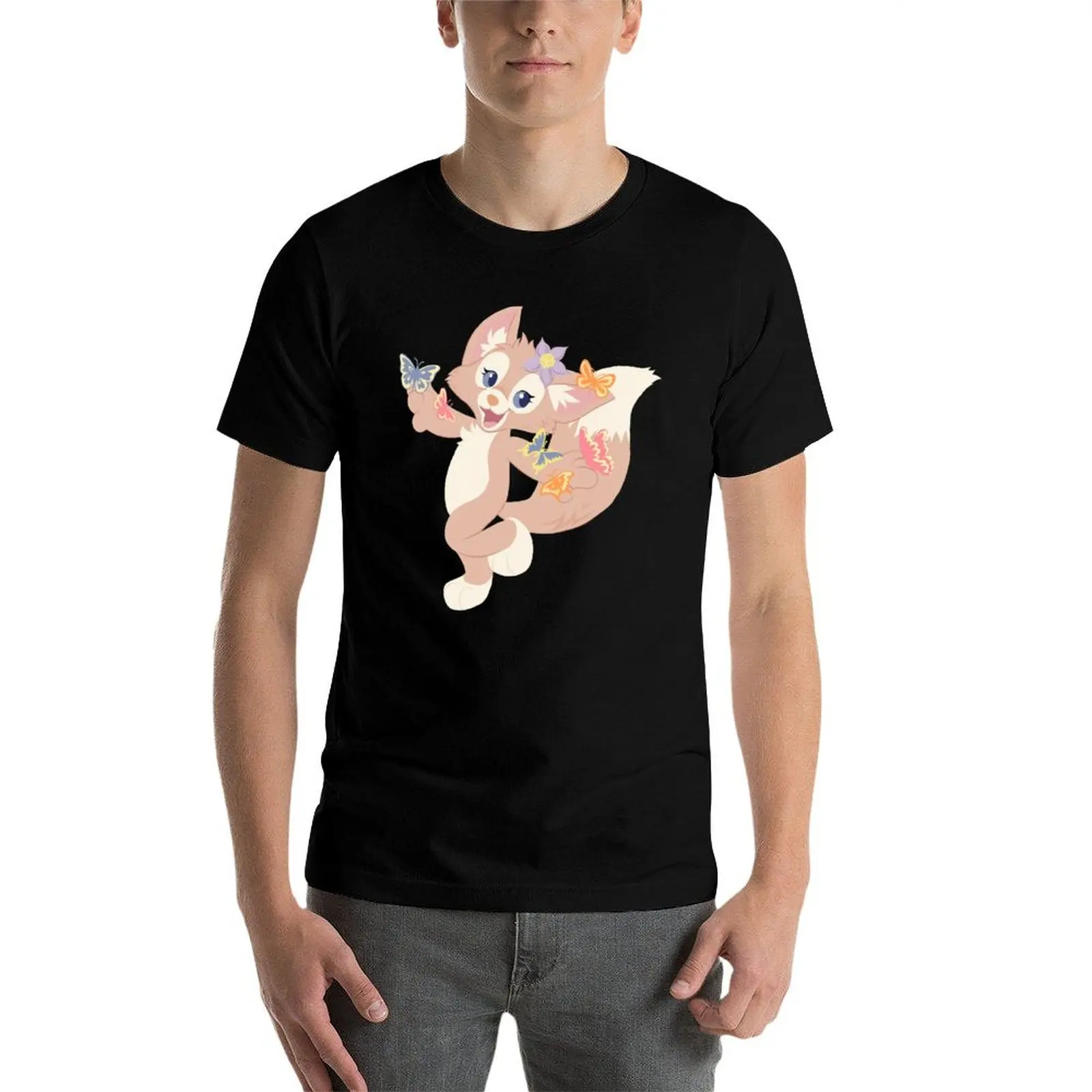 

LinaBell Butterflies T-Shirt man t shirt designer man t shirt cotton high quality t shirts for man pack white T-Shirt