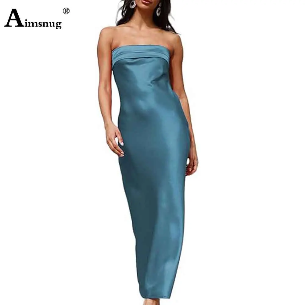 Aimsnug Boho Solidna Biała Czerwona Prześwitująca Cienka Damska Sukienka Odkrywająca Ramiona Imitacja Jedwabiu Szaty 2025 Damskie Sukienki Długości Do Kostek