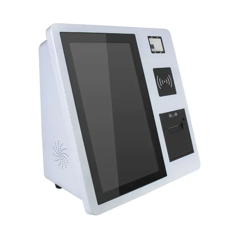 Payment Advertising Kiosks Digital Android Self Ordering Checkout Tablet Touch Screen Kiosk Thermal Printer Stands Machine