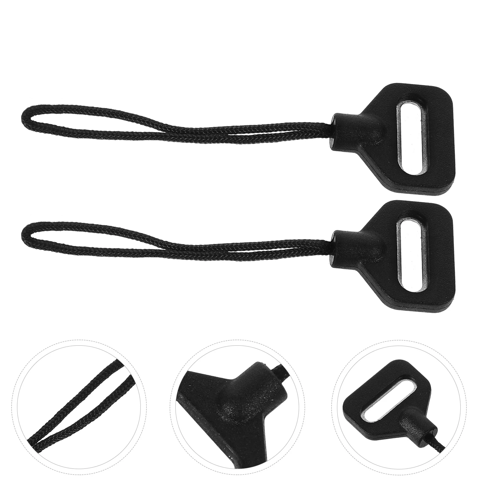 

2pcs Camera Shoulder Strap Conversion Buckle ABS Lanyard Lightweight Sturdy 11mm Compatible Neck Wrist Straps Accessories