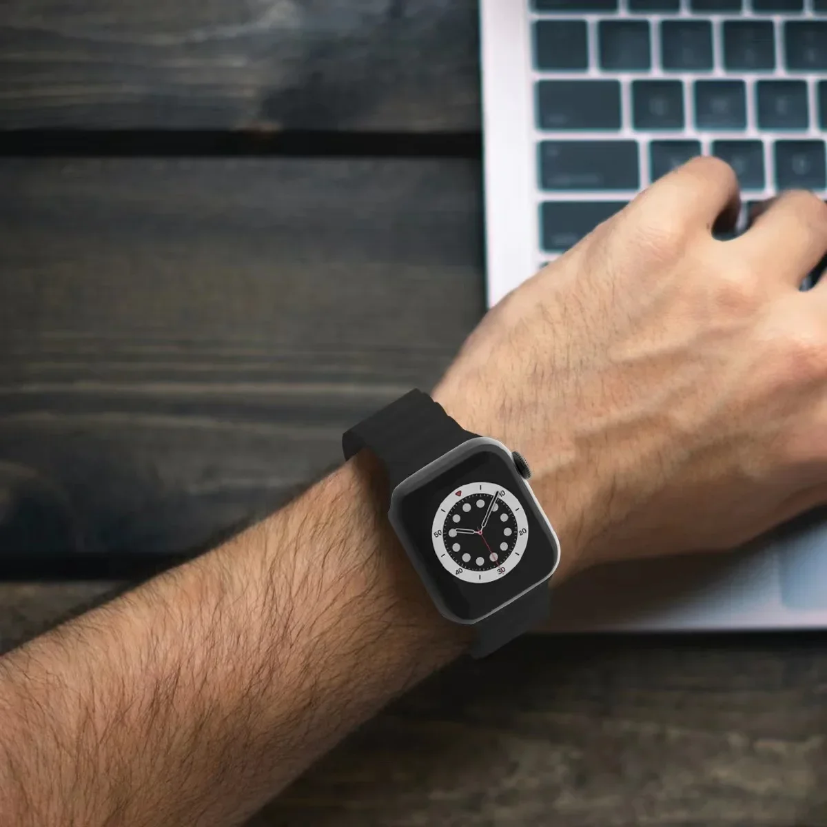 スポーツシリコンストラップ Apple Watch ウルトラ 10 9 8 7 49 ミリメートル 42 ミリメートル 46 ミリメートル 45 ミリメートル 41 ミリメートルブレスレットリストバンド iWatch 6 5 4 SE 44 ミリメートル 40 ミリメートルベルト