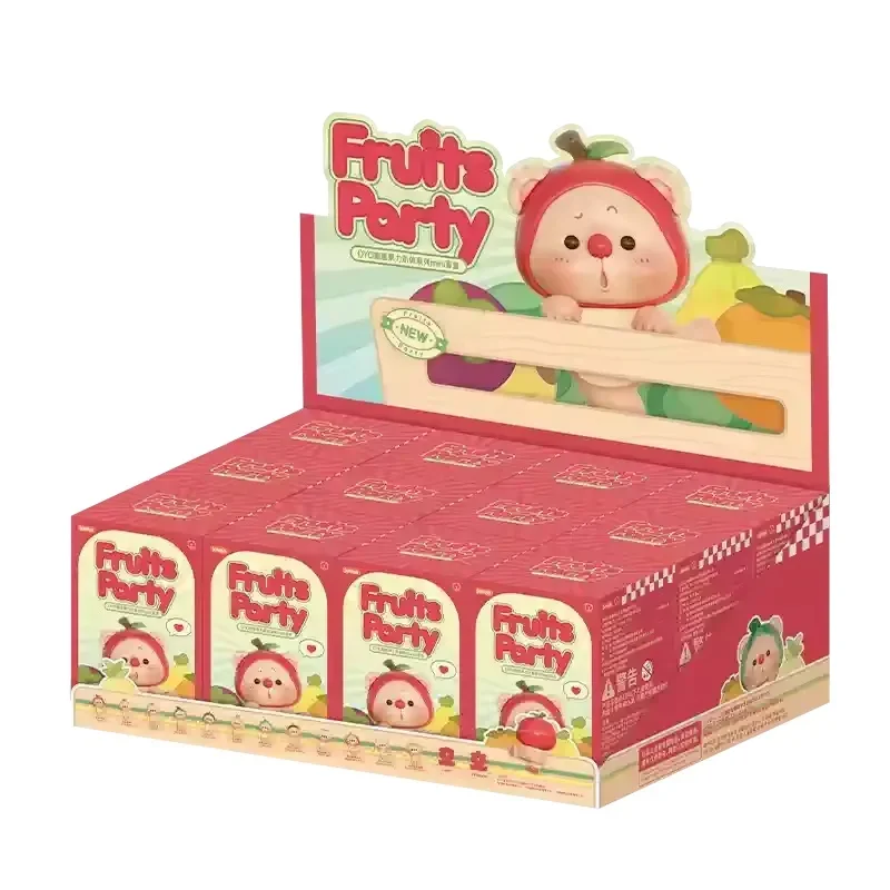 

Новый Oyo Bear Cub Fruit Party Фигурки Power Hipper Series Мини Слепая Коробка Милый Мультфильм Модный Игровой Орнамент Таинственная Коробка Подарок