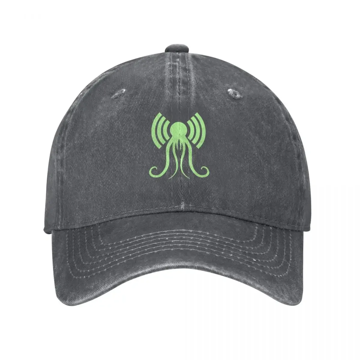 

The H.P. Lovecraft Literary Podcast Logo - Green Baseball Cap sailor cap for men Fishing cap Brand Man Girl Men's