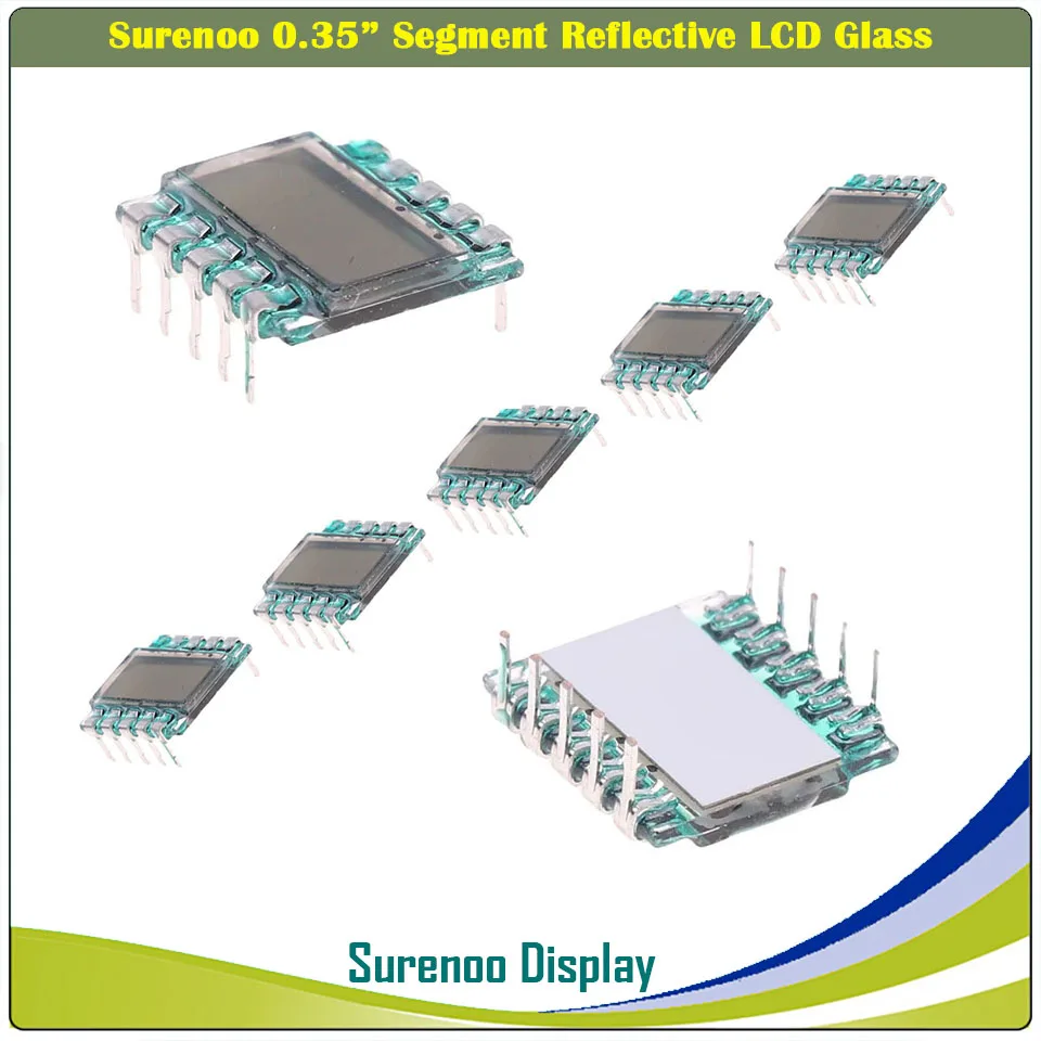 Imagem -03 - Surenoo-módulo de Exibição Lcd de Segmento Digital Menor Caneta 3d Print Painel de Vidro 035 Bits 8