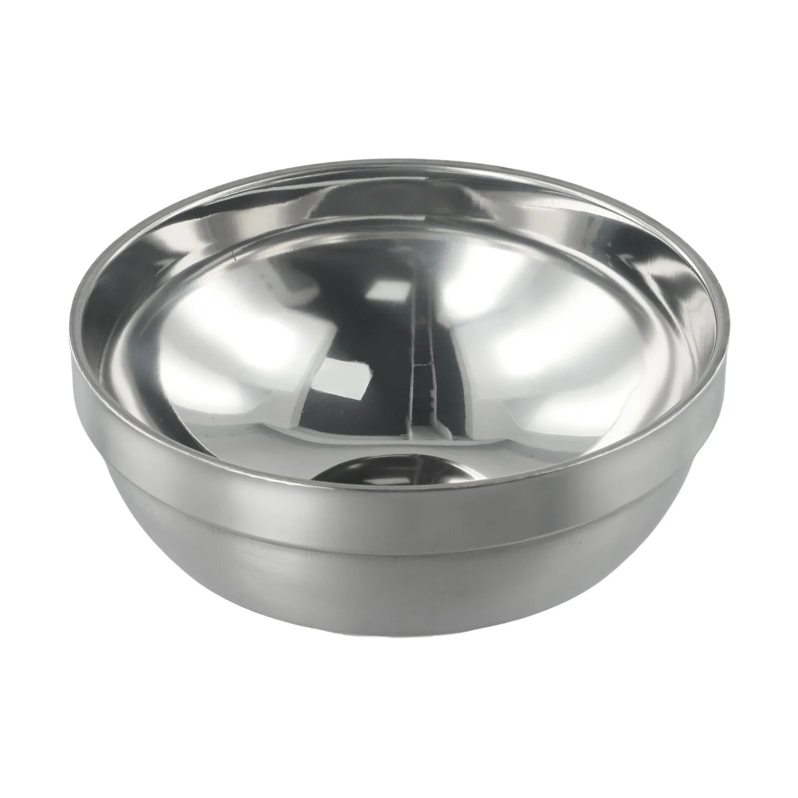 Eco-friendly Double Layer Insulation Stainless Steel Bowls Kitchen Flatware Salad Bowl Thermal Insulation Deep Dish Tableware