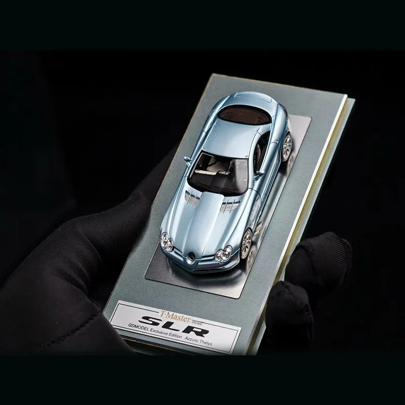 Nowy Model Tmaster 1:64 Mercedes-Benz SLR Hardtop Edycja Specjalna Personalizowana Symulacja Żywiczna Figurka Kolekcjonerska Ozdoba na Prezent