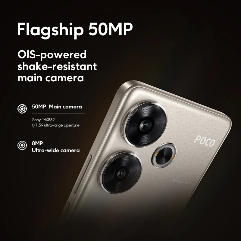 POCO F6 グローバル版 Snapdragon 8s Gen 3 携帯電話 120Hz フロー