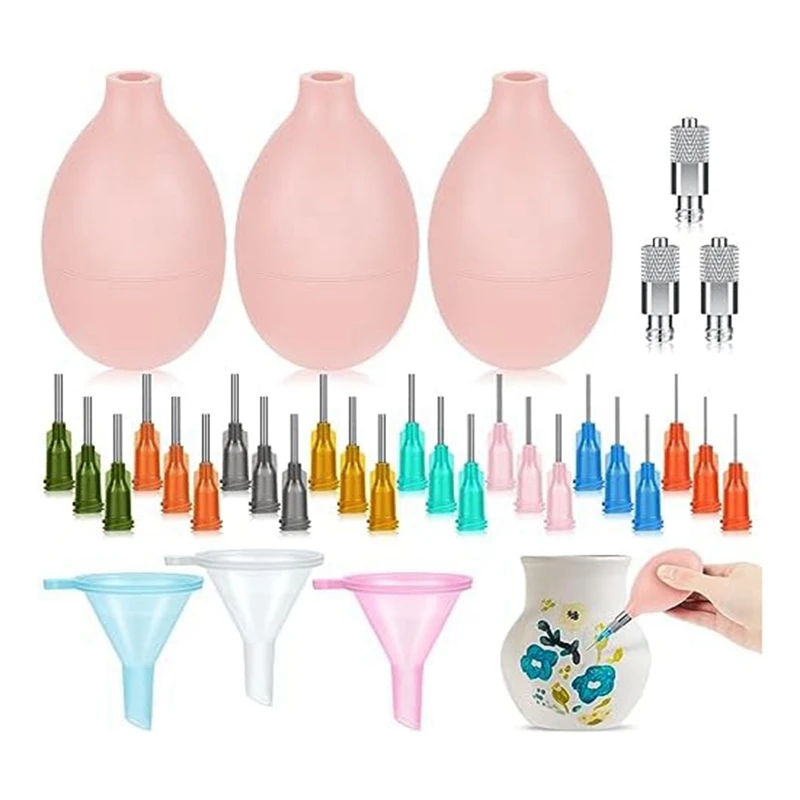 

Slide Trailer Bottles For Pottery Glaze Precision Tip Applicator Bottles Set Slide Trailer Bottles For Clay Pottery Tools Set