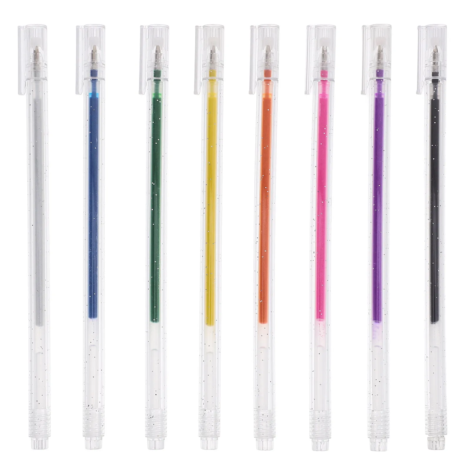 

Набор из 8 блестящих ручек ручной работы, канцелярские товары, маркеры-хайлайтеры с блестками, гелевые ручки для взрослых и студентов, для творческого рисования