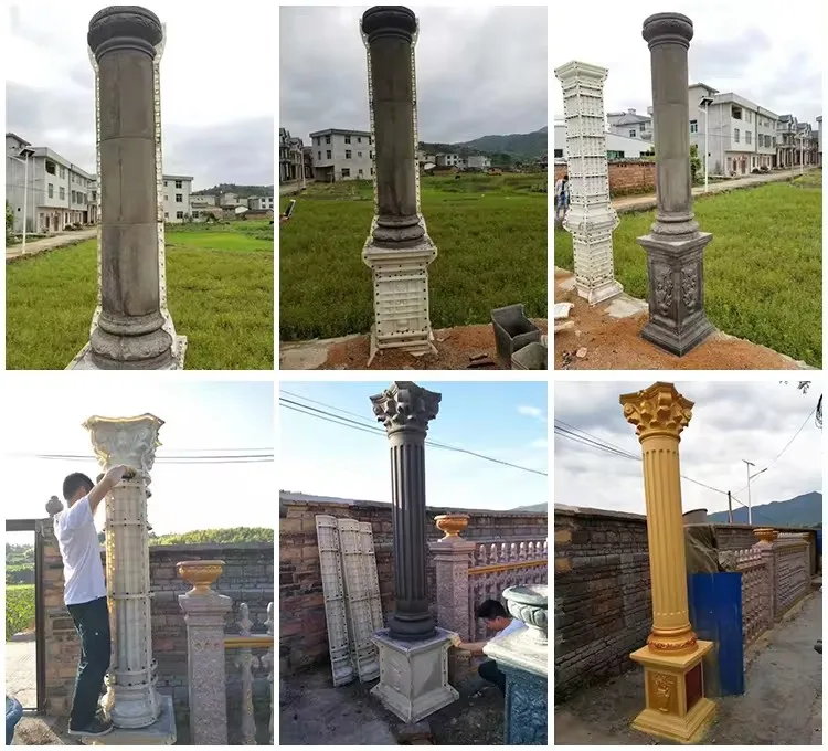 Factory high quality plastic railing pillar mold fencing rod