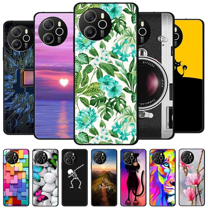 For Oscal Tiger 12 Case Luxury TPU Soft Silicone Back Cover Phone Cases on Blackview Oscal Tiger12 Protector Bumper fundas Shell