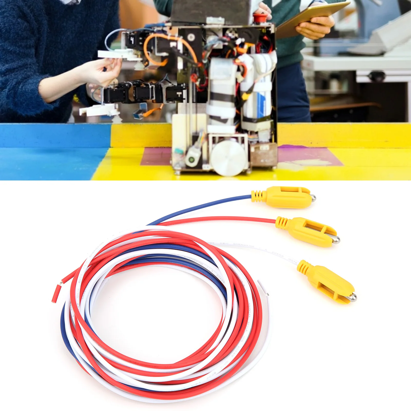Liquid Level Probe Sensor for GRL8 Relay Blue 1.5 Meter + Red 3 Meter + White 3.5 Meter Liquid Level Sensor Sensor for GRL8