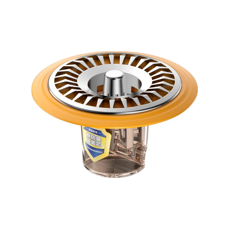 Anti Odor Drain Seal Plug, Sticker Seal for Sewer Pipe Toilet, Insect Proof Drain Cover with Filter