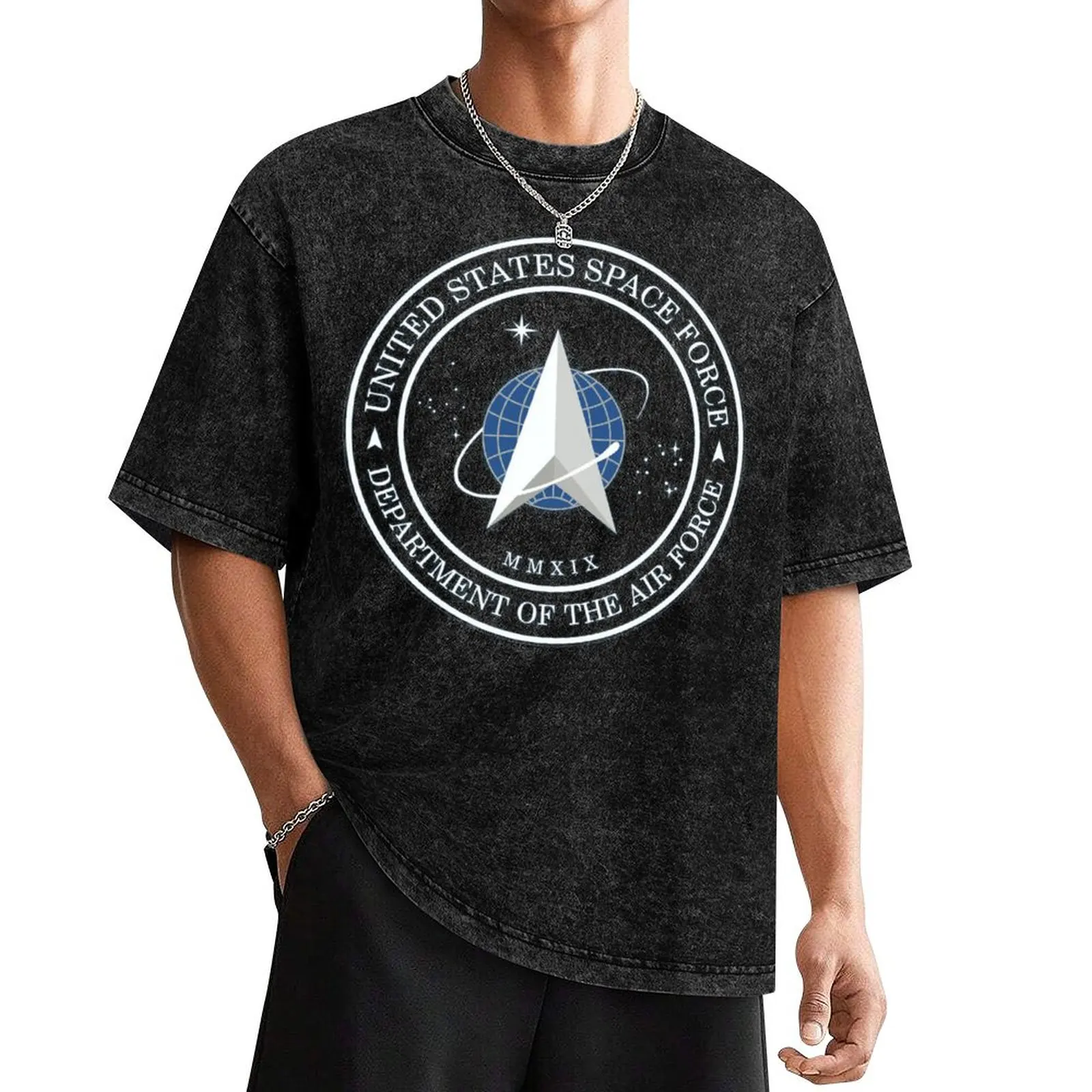 US Space Force USAF Official Insignia T-Shirt cute tops vintage t shirts sweat shirts, men