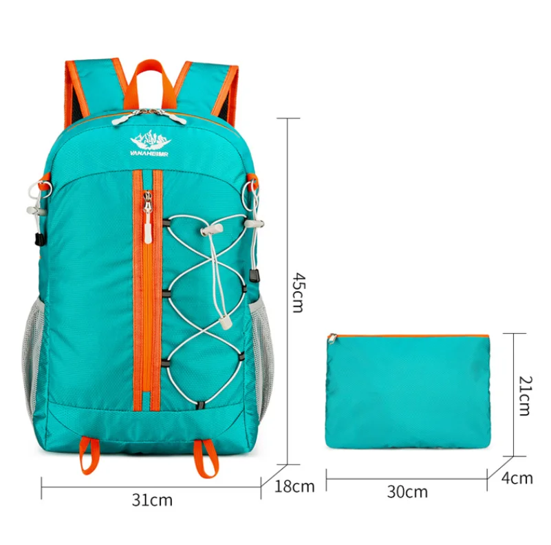 

Складной рюкзак унисекс для мужчин и женщин, легкие многофункциональные дорожные рюкзаки, спортивная сумка для пешего туризма на открытом воздухе Мужской рюкзак