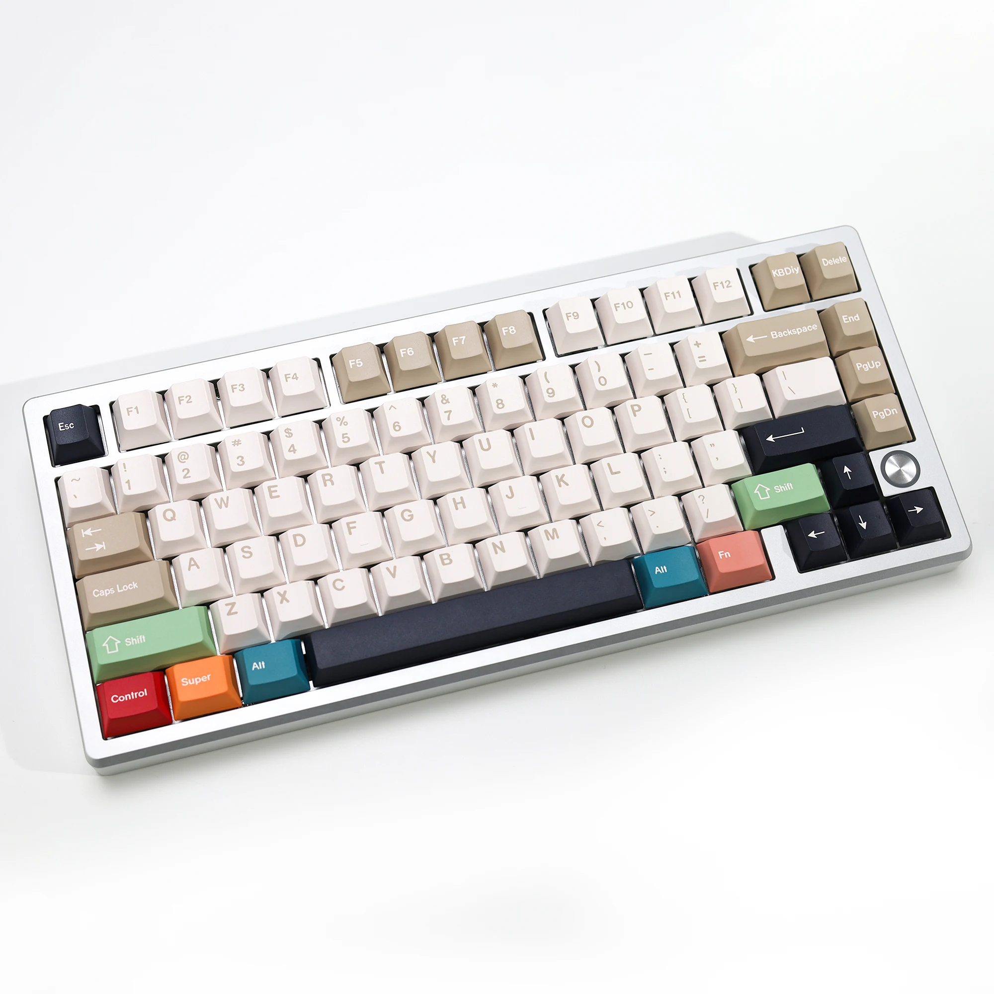KBDiy GMK Foundation Keycaps PBT 143 Keys/Set Retro Alice ISO Cherry Profile KeyCap For MX Switch 60 Mechanical Keyboard Gaming #3