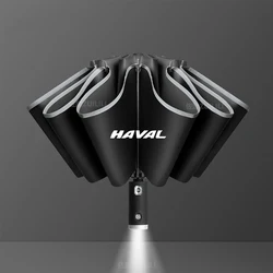 Car Automatic Folding Windproof Sunshade Umbrella For HAVAL Dargo H6 JOLION HEV H3 H4 H2 F7 F7X H9 H5 M4 Great Wall Poer GWM