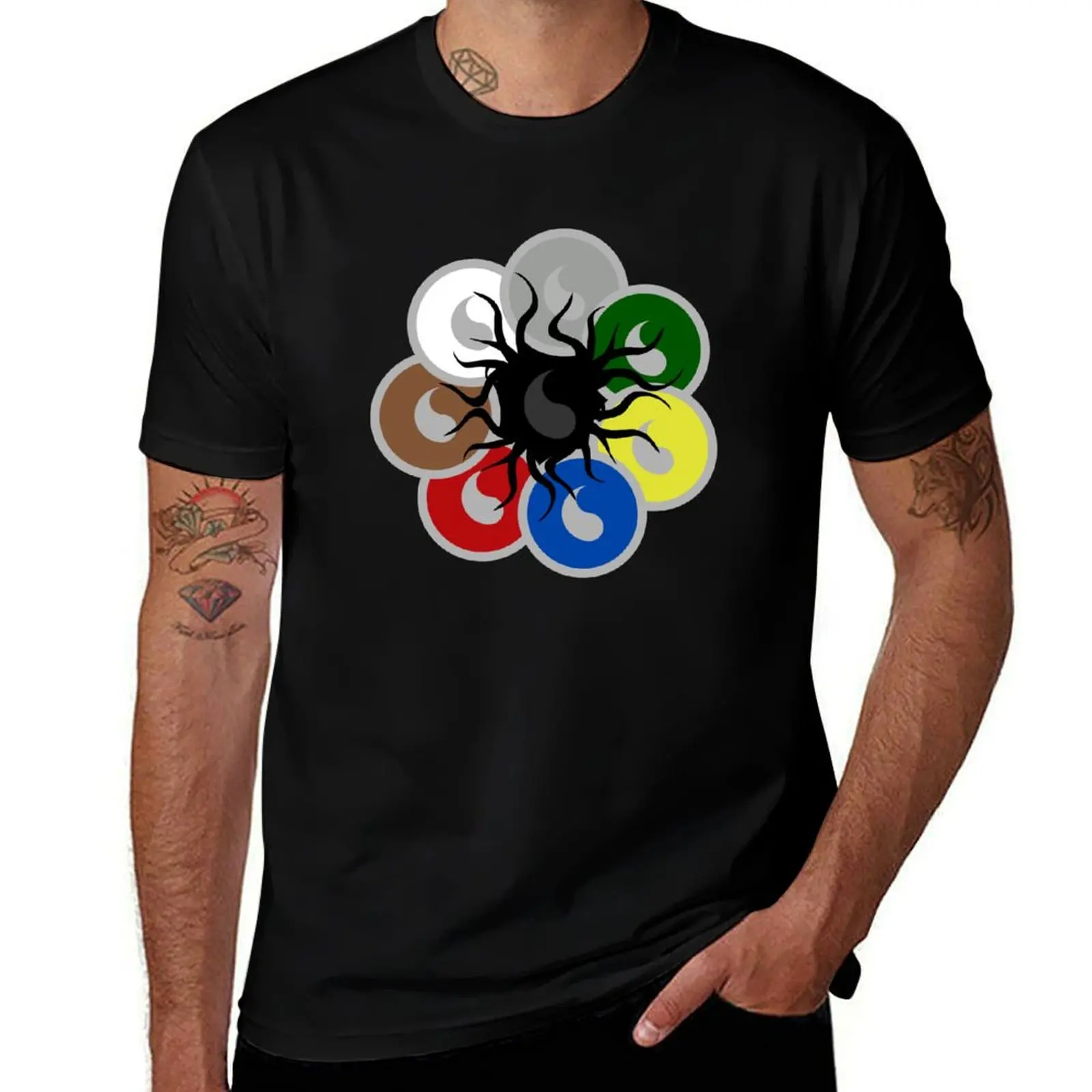 The White Tower Symbol (Corrupted) T-Shirt t shirt men 100% cotton luxury brand T-Shirt